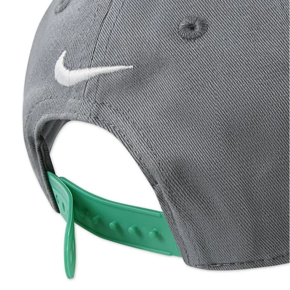 Nike Kids Club Cap Smoke Gray Logo Patch Baseball Hat (4-7) Adjustable Strap New